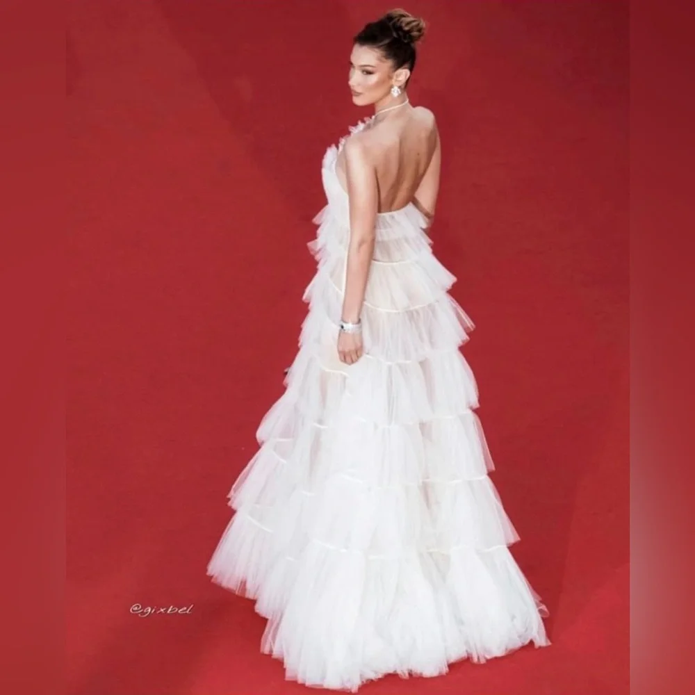 Simona Corsellini Italian hand made dress, as seen on supermodel Bella Hadid - Picture 3 of 11